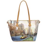 YNot shopping bag con tracolla stampa New York Flat Iron YES396S3 SALDI -50
