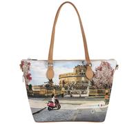 YNot shopping bag con tracolla stampa Roma Holidays YES396S4 SALDI -50