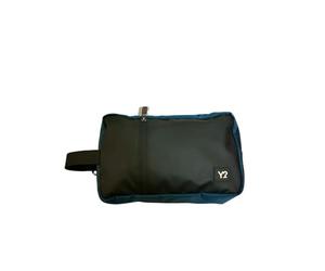 YNOT WHY NOT Beauty con Tasca Frontale, 25,5x15x10 cm (Blu e Nero)