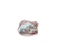 YNOT Borsa a Tracolla YES630S6 Paris en Rose, PVC, 27,5 x 19,5 x 5 cm, Chiusura a Cerniera, Stile Casual