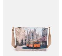 Ynot? Yes Bag Borsa Sacca Large Stampa Città Milan