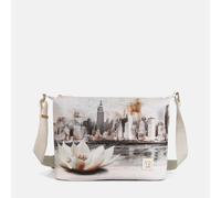 Ynot? Yes Bag Borsa Sacca Large Stampa Città New York In White