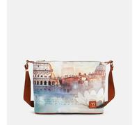 Ynot? Yes Bag Borsa Sacca Large Stampa Città Rome Lotus