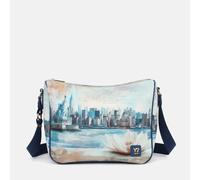 Ynot? Yes Bag Borsa Sacca Stampa Città Liberty Jeans