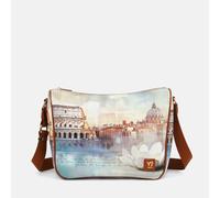 Ynot? Yes Bag Borsa Sacca Stampa Città Rome Lotus