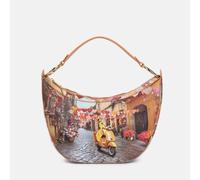 Ynot? Yes Bag Borsa Tracolla Mezzaluna Stampa Città Napoli Core