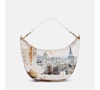 Ynot? Yes Bag Borsa Tracolla Mezzaluna Stampa Città Paris Dream