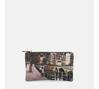YNot Ynot? Beauty Case Medium Yes Bag Stampa Città Amsterdam Bridge Borsa a Mano da donna