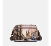 YNot Ynot? Borsa A Tracolla Yes Bag Stampa Città Astro Clock Borsa a Tracolla da donna