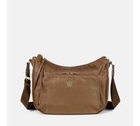 YNot Ynot? Borsa Hobo Large Donna Cloud In Tessuto Logato Marrone Borsa Hobo da donna