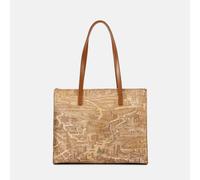 YNot Ynot? Borsa Shopping Aeterna Con Stampa Rigida Marrone da donna