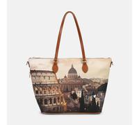 YNot Ynot? Borsa Shopping Medium Yes Bag Stampa Città Jubilee da donna