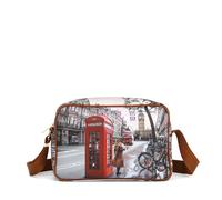 YNot Ynot? Borsa Shopping Medium Yes Bag Stampa Città Red London Borsa a Tracolla da donna