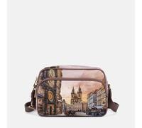 YNot Ynot? Borsa Tracolla Big Yes Bag Stampa Città Astro Clock Borsa a Tracolla da donna