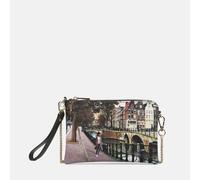 YNot Ynot? Clutch Yes Bag Stampa Città Amsterdam Bridge Borsa Clutch da donna