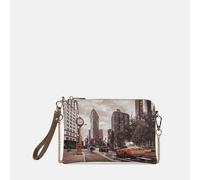 YNot Ynot? Clutch Yes Bag Stampa Città Golden Time Borsa Clutch da donna