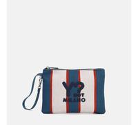 YNot Ynot? Mistral Pochette Mare Blue Borsa Clutch da donna
