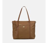 YNot Ynot? Shopping Square Cloud In Tessuto Logato Marrone da donna