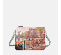 YNot Ynot? Yes Bag Borsa A Tracolla Con 2 Compartimenti Stampa Città Amsterdam Windmill Borsa a Tracolla da donna
