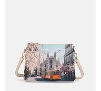 YNot Ynot? Yes Bag Borsa A Tracolla Con 2 Compartimenti Stampa Città Milan Borsa a Tracolla da donna