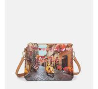 YNot Ynot? Yes Bag Borsa A Tracolla Con 2 Compartimenti Stampa Città Napoli Core Borsa a Tracolla da donna