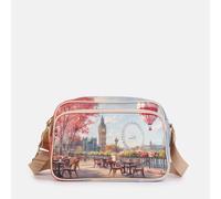 YNot Ynot? Yes Bag Borsa A Tracolla Stampa Città London Cafe Borsa a Tracolla da donna