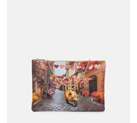 YNot Ynot? Yes Bag Borsa Clutch Large Stampa Città Napoli Core Borsa Clutch da donna