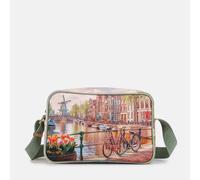 YNot Ynot? Yes Bag Borsa Shopping Medium Stampa Città Amsterdam Windmill Borsa a Tracolla da donna