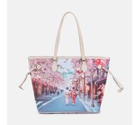 YNot Ynot? Yes Bag Borsa Shopping Stampa Città Tokyo Sakura da donna