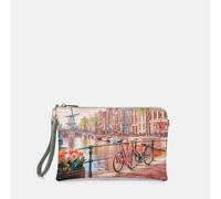 YNot Ynot? Yes Bag Clutch Stampa Città Amsterdam Windmill Borsa Clutch da donna