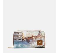 YNot Ynot? Yes Bag Portafogli Stampa Città Rome Lotus Portafogli da donna
