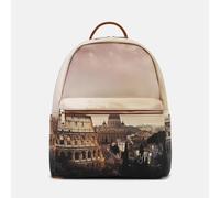 YNot zaino grande con tasca zip sul davanti stampa città Yesbag YES380F6 SALDI