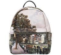 YNot zaino da donna backpack stampa AMSTERDAM BRIDGE linea Yesbag art. YES380F6