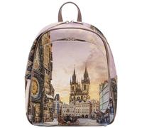 YNot zaino da donna backpack stampa ASTRO CLOCK linea Yesbag art YES579F6