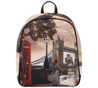 YNot zaino da donna backpack stampa LONDON BRIDGE linea Yesbag art YES579F6