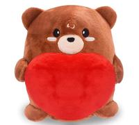 YNOUYRS Super Soft Plush - Peluche a tema orso bruno, misura mini, in piedi da solo, 5 cm, marrone, per adulti e bambini