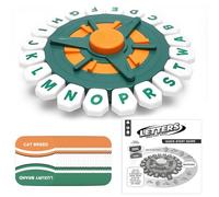 YNOUYRS Tempesta di Parole, Giochi da Tavolo Pensanti, Gioco di parole lettere, Strategia Giocattoli Interattivi Giochi, Famiglia, Campeggi e Feste, Gioco da Tavolo Veloce per 2-8 Giocatori