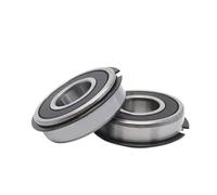 YNPPLGTJC Cuscinetto a Gola Profonda Micro con Guarnizione bimetallica, 2 Pezzi, Cuscinetto con Flangia, Anello Elastico, scanalatura 6200N 6201N 6202N 6203N 6204N 6205N 6206N 6207N 2RS ZZ(6203N,2RS)