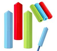 YNPQTDS 6 Pack Cappucci Da Masticare Da Masticare Silicone Decorazioni Per Matite Masticare Penna Masticabile Per Bisogni Speciali Di Motricità Orale Senza Pericoli Per Ragazzi Ragazze