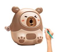 YNPQTDS Affittatore a, affiliatore a, Affittatore a per i bambini delle scuole, Strumento di affilatura portatile Design del cartone animato Capybara per studenti per bambini
