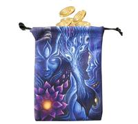 YNPQTDS Borsa Per Tarocchi | Portamazzi Velvet Per Carte Divinatorie,Custodia Mazzo Vintage Gotica Carina Per Gioielli Principianti Lettura Divinazione Halloween Amore