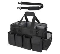 YNPQTDS Borsa Portautensili per Pulizie - Organizzatore Multifunzionale Per Prodotti Di Pulizia | Con Multiple Scomparti con Maniglia e per Spalla per Dormitorio Auto Viaggio Spiaggia Bagno Cucina