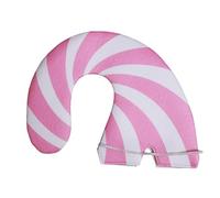 YNPQTDS Cappello di Babbo Natale | Simpatico e divertente copricapo a righe, design a righe con copertura del viso, bastoncini di zucchero, cappello di Babbo Natale, per donne, uomini e adulti