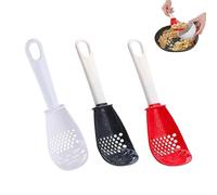 YNPQTDS Cucchiai da cucina grandi | 3 cucchiai da cucina versatili | separatore di tuorli d' e grattugia per aglio maneggevole, ideale come regalo per casa e vicini