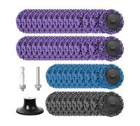 YNPQTDS Disco abrasivo per smerigliatrice angolare - Disco di levigatura e lucidatura in legno - Set di 50 mole per utenti su calcestruzzo metallo produttori di legno e attrezzature marine