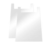 YNPQTDS Distanziatori da parete, 2 pezzi, in acrilico trasparente, per divano, casa, hotel, pavimento, camera da, soggiorno