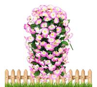 YNPQTDS Fiori Artificiali di Gloria del Mattino - Falsa Gloria del Mattino | Realistici per Balcone Terrazza Giardino Cortile Pergola Porta Parete Primavera