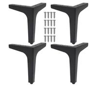 YNPQTDS Gambe per tavolo in metallo, gambe ad alto carico per tavolo, supporto triangolare, resistente, base angolata, ricambio per mobili, sala da pranzo, cucina, bancone della casa