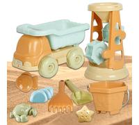 YNPQTDS Giocattoli Di Sabbia Da Spiaggia | di giochi da vacanza al mare | Set di pale di giochi di sabbia - Per Ragazze Giovani Figlia Nipote Nipotina Viaggio Vacanza Gita Giardino e Cortile