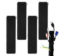 YNPQTDS Guaine per cavi - Organizzatore di gestione dei cavi 38 cm, Guaina di avvolgimento e stoccaggio per TV e fili - per ufficio, casa, divano, ufficio, cucina, camera da letto, pavimento, garage